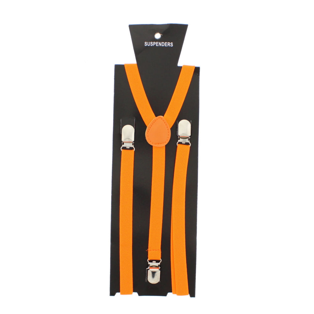 Zac's Alter Ego - Plain orange Hosenträger - Orange